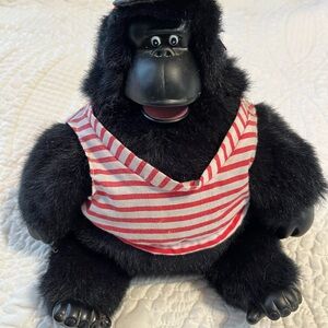vintage plush gorilla  is a Magogo "Macarena Gorilla" produced by Novelty Inc.